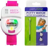 Meet Potty Watch The 1st Watch Made to Help Your Child Potty Train (Watch + Battery Replacement Kit, Pink)