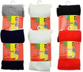 Angelina 6-Pair-Pack Girls Winter Tights #001_Assorted_Large