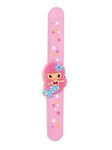 El Regalo 1 PC Mermaid Snap Wristband Kids Party Favors, Stylish Mermaid and Stars Slap Bands for Kids Girls Boys (Light Pink)