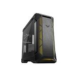 ASUS GT501 TUF EATX Form Factor Gaming Case, 3 x 120 mm Aura RGB Fans, Tempered Glass Side Panel, Metal Front Panel, USB 3.1, Front and Top Reserved Space for Radiators