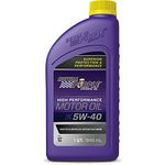 Royal Purple 06540-6PK API-Licensed SAE 5W-40 High Performance Synthetic Motor Oil - 1 qt. (Case of 6)