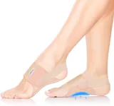 Arch Support Braces for Plantar Fasciitis Relief: Upgraded Non-Slip Wearable Arch Support w/Built-in Orthotics - Adjustable Bands w/Gel Pads for Flat Feet High & Fallen Arch Unisex HSA or FSA Eligible