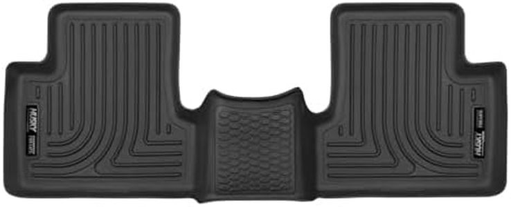 Husky Liners X-act Contour Floor Mats | Fits 2015-2023 Jeep Cherokee | 2nd Row, 1-pc Black - 55421