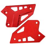 Z900 Motorcycle Foot Peg Protector CNC Aluminum Heel Guard for Z900 Z 900 2017 2018 2019 2020 2021 2022-Red