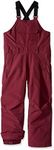 Burton Kids' Skylar Bib Snow Pant, Sangria, Small