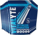 Vitalyte Electrolyte Powder Drink Mix, Isotonic Electrolyte Hydration Mix, Bulk Case Pack (12 Pack, Cool Citrus)