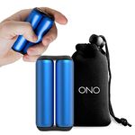 ONO Roller - Handheld Fidget Toy for Adults | Help Relieve Stress, Anxiety, Tension | Promotes Focus, Clarity | Compact, Portable Design (Full Size/Aluminum, Sapphire)