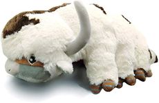 IUTOYYE Large 3D Plush Soft Stuffed Toy Large Size Doll Cattle Anime Animals Cute Cows Big Plush White Figures Christmas New Year Birthday Gift for Children 19.6in / 17.6in (19.6in/50cm)