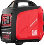 PowerSmart 2500-Watt Portable Inverter Generator, Super Quiet for Camping, Tailgating, Home Emergency Use, Ultra Lightweight, EPA Compliant (HB5020) 2024 Version