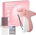 Zeeorymn Mini Stitch Gun for Clothes - Fast Clothing Seam Stitch Gun, Includes 6 Micro Needles + 2000 White Glue Pins & 2000 Black Glue Pins