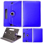 Universal 8.0 inch Tablet Case, Multi-Angle Stand Flip Printed Wallet Case Fits All 8.0" Inch Samsung, Lenovo, Acer, Huawei, Sony, Apple, Toshiba Android Tablets tab devices (Blue)