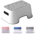 Step Stool for Kids, Todders Stool with Anti-Slip Surface - Holds Up to 330 Ibs, Toilet Stools for Potty Training, Bathroom, Kitchen, Bedroom, Toy Room and Living Room