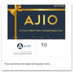 AJIO | Flat 4% off | E-Gift Card | Instant delivery | Valid for online purchase | 1 year validity