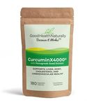 Good Health Naturally CurcuminX4000 Fenugreek Refill Bag 180 Vegetable Capsules