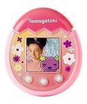 Tamagotchi 42901 Bandai Pix-The Next Generation of Virtual Reality Pet with Camera, Games and Collectable Characters-Floral, Pink