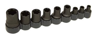 Lisle 83100 External Torx Plus Socket Set, 9pc