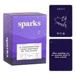 Sparks - A Conversation Game Inspired by The Stars | Ages 14+, 2-8 Players, Family Party Games for Adults, Teens, Card Game and Icebreaker for Game Night,