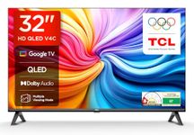 TCL 80 cms (32 inches) V4C Series HD Ready Smart QLED Google TV 32V4C