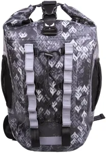 Rockagator FIREbreak 2.0 VOG CAMO TPU 25L Waterproof Backpack | Dry Bag Backpack for all Outdoor Adventures | Durable Rolltop, Lightweight, Heavy Duty | EKHO Tactical Camo