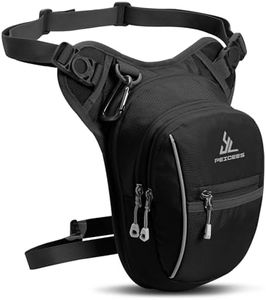 Peicees Leg Bag for Men Fanny Packs Women Men Outdoor Thigh Bags Motorcycle Ride Crossbody Backpack