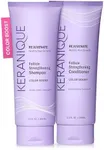 Keranique Color Safe Shampoo and Conditioner - Protect and Extend Color Shampoo and Conditioner for Women with Dry, Fine, Color Treated Hair - Sulfate Free Set for Colored Hair with UV Protection