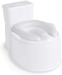 Regalo 2-in-1 My Little Potty Training & Transition Potty, Grow with Me & On The Go, Bonus Kit, Flushing Sound, Removable Training Transition Potty Seat, Oversized Foam Soft Seat & Wipe Storage,White