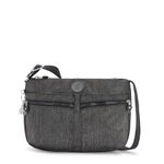 Kipling IZELLAH Medium crossbody, Black Peppery (Black)