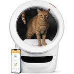 Litter-Robot 4 with Step & Fence by Whisker (White) - Automatic, Self-Cleaning Cat Litter Box, WiFi Enabled, Works with Any Clumping Litter, Complimentary 2-Year WhiskerCare Warranty