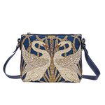 Signare Tapestry Women Bags inspired by Walter Crane, The Swan (XB02-ART-WC-SWAN)