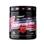 Repfuel Sports Bonfire Pre Workout | 300 gm | 30 Servings | 250mg Caffeine | 200mg Theanine | 3200mg Beta Alanine | 3500mg Citrulline | Boosts Energy & Endurance | Improves Focus (Boomer Melon)