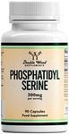 Double Wood Phosphatidylserine Supplement | 90 High Strength Phosphatidylserine Capsules - 300mg per Serving | Non-GMO & Gluten Free