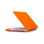 Ruban Case for MacBook Pro 13 A1278 Release 2012-2008, Matte Plastic Hard Shell Cover for MacBook Pro 13.3 inch with CD-ROM (Orange)