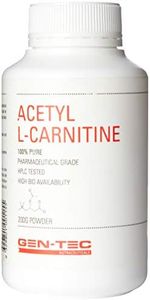 Gen-Tec Nutrition Acetyl L-Carnitine Powder, 200 Grams