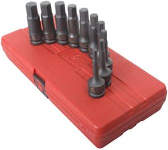 Sunex 2639 1/2-Inch Drive Metric Impact Hex Driver Set, 10-Piece