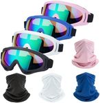LJDJ Motorcycle Goggles,4 Pack Dirt