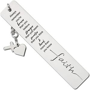 Faith Bookmarks Gifts for Daughter, Son, Teen, Girls, Boys, Christian Gifts for Women, Friend, Coworker, Mother, Sister, Wife, Religious Gifts for Women, Teacher, Readers, Friends, Book Lover(Faith2)