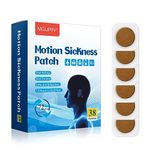 Motion Sickness Patch, 38 Count Sea Sickness Patches, Non Drowsy, Reduce Dizziness from Seasickness and carsickness, Travel Essentials Suit for Car and Boat Rides, Cruise and Airplane