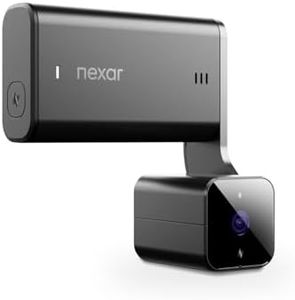 Nexar beam2 Dash Cam - 2K QHD LTE Connected Unlimited Cloud Storage Live Streaming Parking Mode Night Vision - Front Cam - Includes $25 OBD Kit for Continuous Power (64GB Internal Storage)