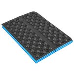 Demeras Camping Mat XPE Folding Seat Cuchion moisture-proof Mini Foam Sitting Pad for Picnic Hiking Climbing Camping Traveling(Blue+Black)