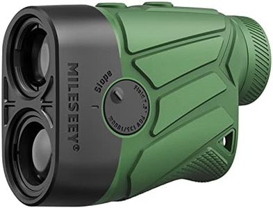 MiLESEEY Hunting Rangefinder 1000m, ±0.5m Accuracy Distance/Angle/Point to Point/Height Measuring with Rain and Fog Mode Waterproof 90°High Transmittance 7.5°Large View Angle, Rechargeable