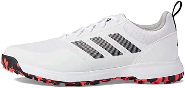 adidas Men's Tech Response Sl 3 Golf Shoe, Ftwr White/Core Black/Grey Two, 10