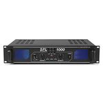 Skytec SPL-1000 PA Power Amplifier - 1000W 2-Channel Stereo HiFi Amplifier, Class D Audio Power Amplifier for Speakers, High-Performance Amplifier Separates for DJ, Stage & Studio, PA System Amplifier