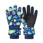 TONIFAY Waterproof Kids Gloves Wint