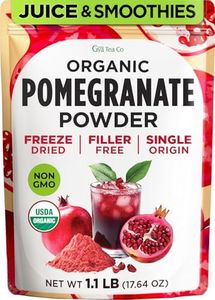 Organic Pomegranate Powder, 1.1lb Bulk Size - Antioxidant Rich Superfood for Drinks, Baking - Immunity & Energy Boost - Fresh Natural Whole Fruit - Non-GMO, Gluten-Free, Sugar-Free