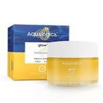 Aqualogica Glow+ Jello Moisturiser with Vitamin C & Papaya for Illuminating Moisturization, Non Sticky & Skin Hydration for Men & Women - For Normal, Dry & Combination Skin -50g