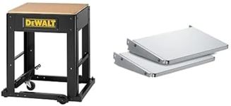 DEWALT DW7350 Planer Stand with Integrated Mobile Base & DEWALT DW7351 Folding Table for DW735 Planer