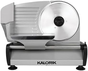 Kalorik 200 Watts Professional Food Slicer, Silver (AS 45493 S)
