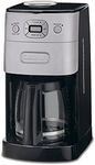 Cuisinart Bean to cup Drip Coffee Machine 1.8L Carafe/12 cups,Fast brew, 24hr programmable timer, 40min keep warm Charcoal water filter Glass carafe Dishwasher safe