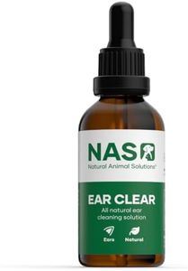 Natural Animal Solutions Dog Ear Cleaner. Cat and Dog Ear Cleaning Solution to Soothe Itchiness, Remove Wax and Prevent Infection. Oil-Free Dog Ear Infection Support, 50ml