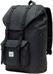 Herschel Supply Co. Womens Casual Backpack, Black Crosshatch/ Black, Mid-Volume 17L US